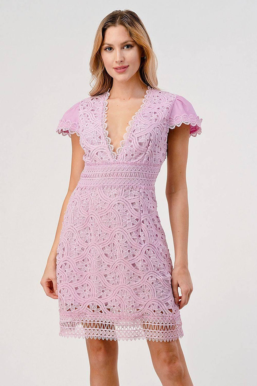 Lace empire waist dress best sale