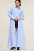 Lui Boho Button-Down Maxi Cover-Up Dress
