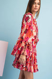 BOHO Luxe Tiered Bell Sleeve Dress