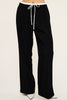 Women’s Desire Combo Black Boxer Contrast Drawstring Waist Pants