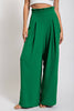 Kelly Green High Waist Palazzo Pants