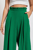 Kelly Green High Waist Palazzo Pants