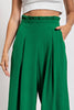 Kelly Green High Waist Palazzo Pants