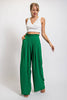 Kelly Green High Waist Palazzo Pants