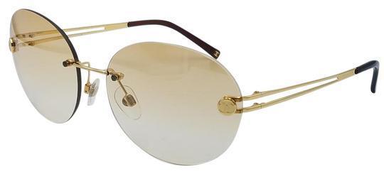 Authentic Chanel Rimless Designer Gold Round Sunglasses - Cape Cod Fashionista