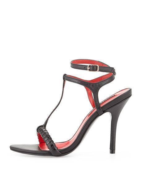 Charles Jourdan Geraldine patent leather t-strap pump SIZE 8.5