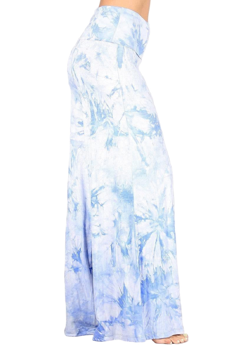 Chatoyant Tie Dye Wide Leg P Boho Palazzo pants