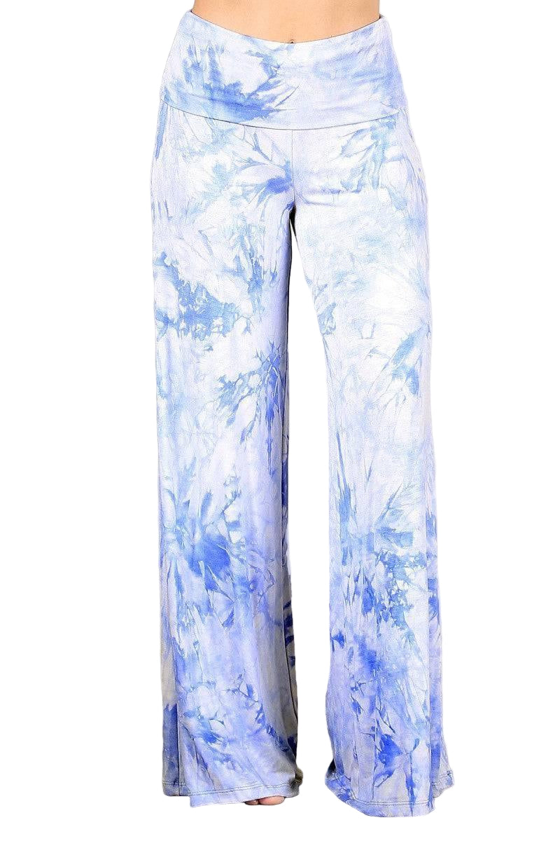 Chatoyant Tie Dye Wide Leg P Boho Palazzo pants