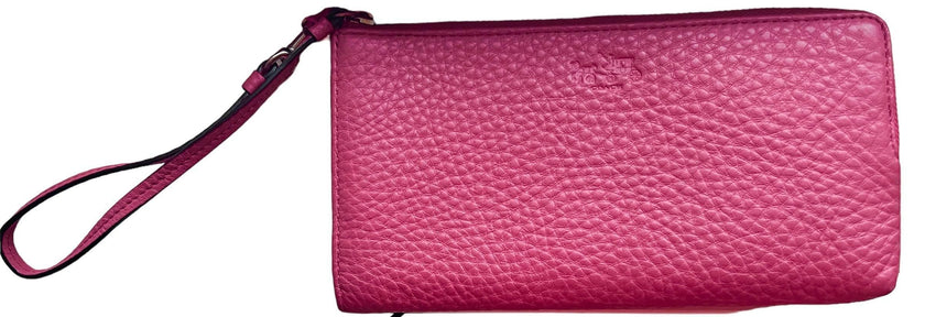 Coach Leather Wristlet Dusty Pink Bag