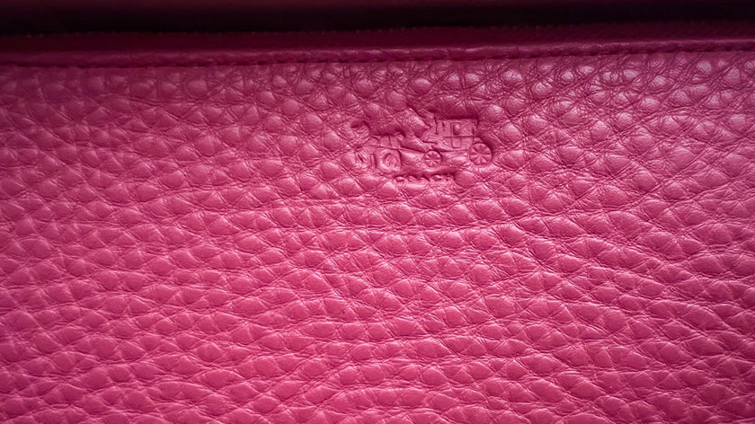 Coach Leather Wristlet Dusty Pink Bag
