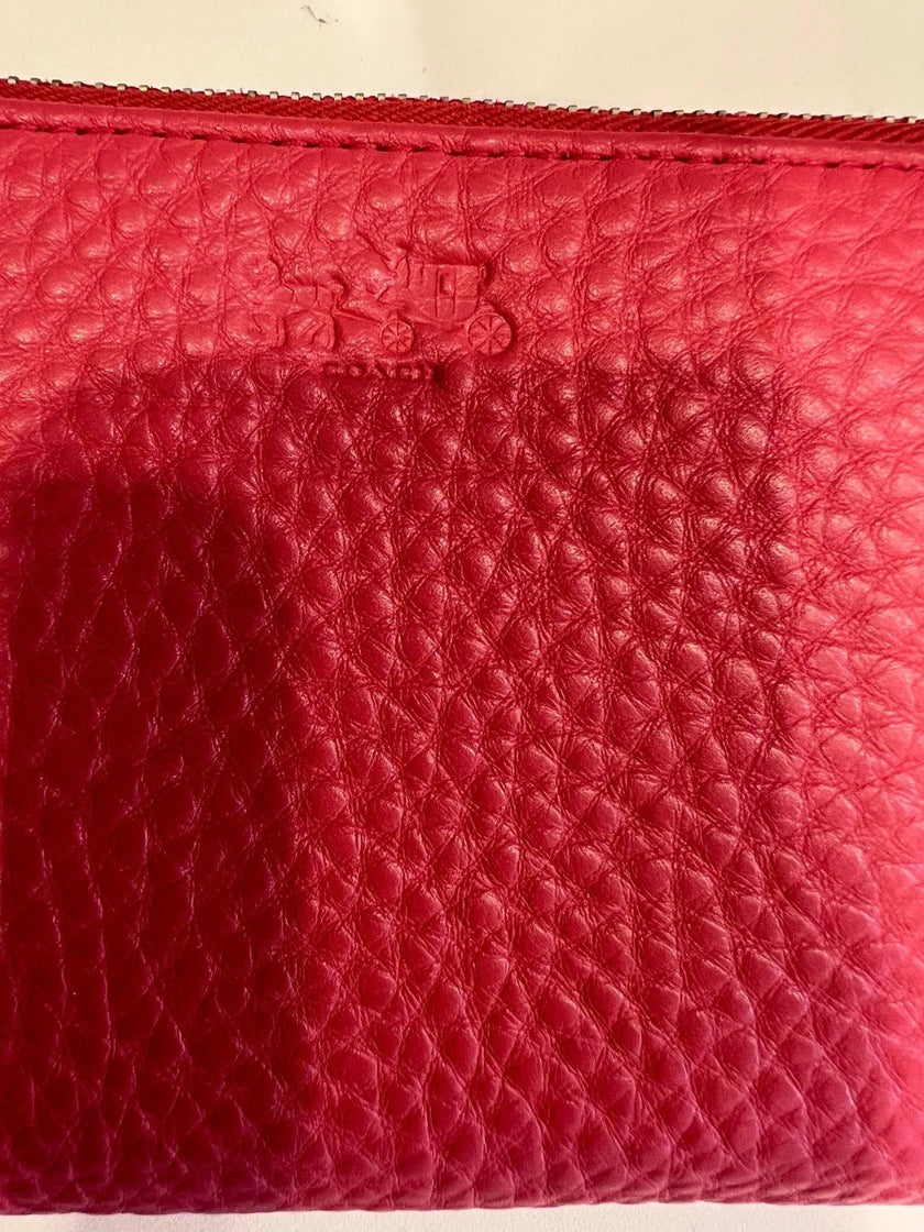 Coach Leather Wristlet Dusty Pink Bag