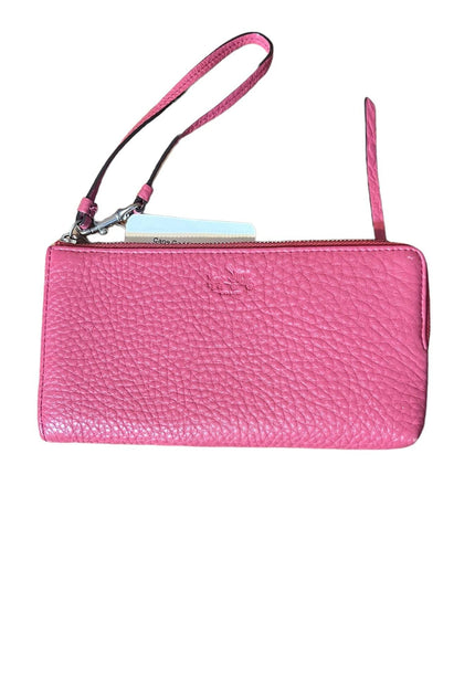 Coach Leather Wristlet Dusty Pink Bag