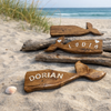 Cape Cod Hand-Carved Wooden Whale Wall Art – Personalized Coastal Beach House Decor by D.Q.R.