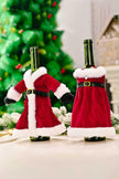 2-Pack Christmas Dress Wine Bottle Covers - Cape Cod Fashionista