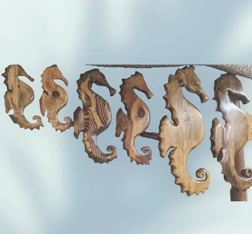 Mommy & Me: Seahorse Hand Crafted Large Mosaic Sculpture gifts