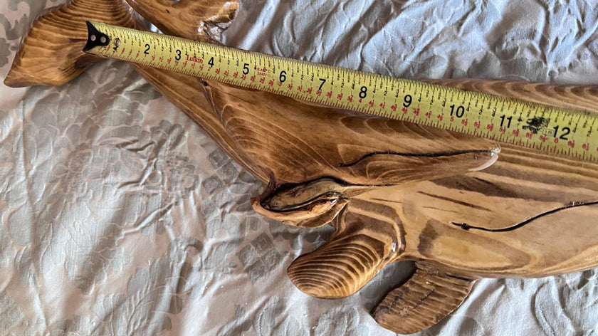 Mommy & Me: Hand Crafted ON Cape Cod - 3D Large Mosaic Whale Sculpture Gift