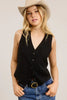 Beverly  Classic Sleeveless V Neckline Tailored Vest