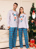 Full Size Rudolph Graphic Long Sleeve Top and Plaid Pants Set - Cape Cod Fashionista