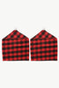 2-Pack Christmas Plaid Chair Covers - Cape Cod Fashionista