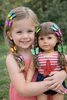 Butterfly Hair Clip for 18” Dolls & Girls – Blue Fairy Wing Style