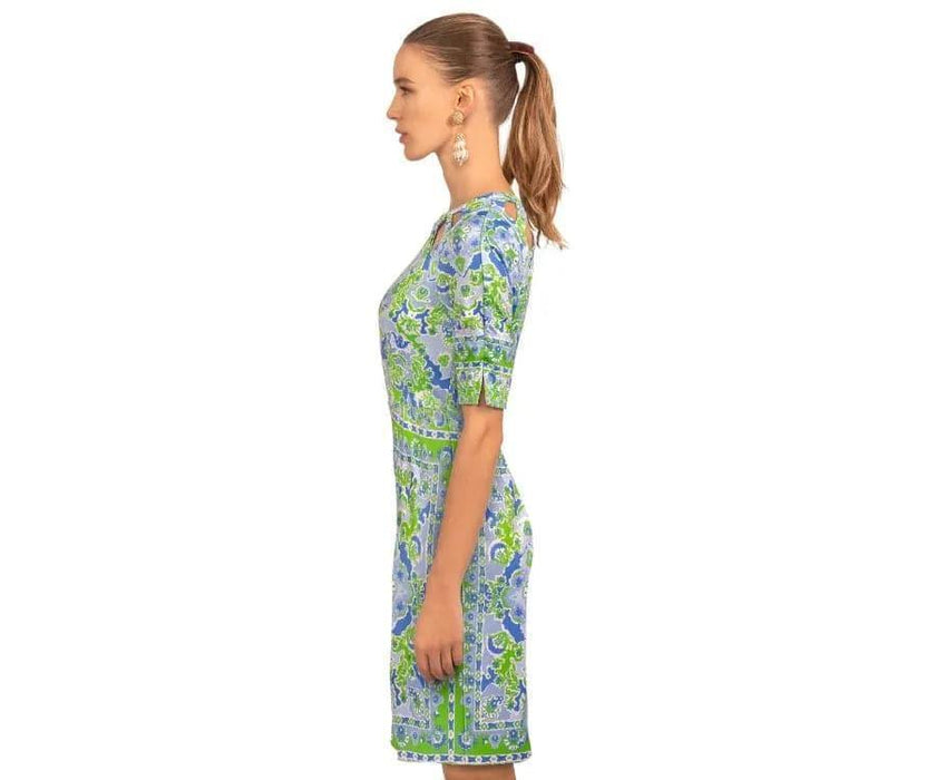 GRETCHEN SCOTT Jersey Peek A Boo Dress - Watteau