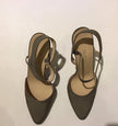 GUCCI SLINGBACK PUMPS 10 VINTAGE NEW IN BOX + DUSTBAG