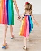 HANNA ANDERSSON GIRLS RAINBOW 2 PIECE COTTON SUMMER SUNDRESS