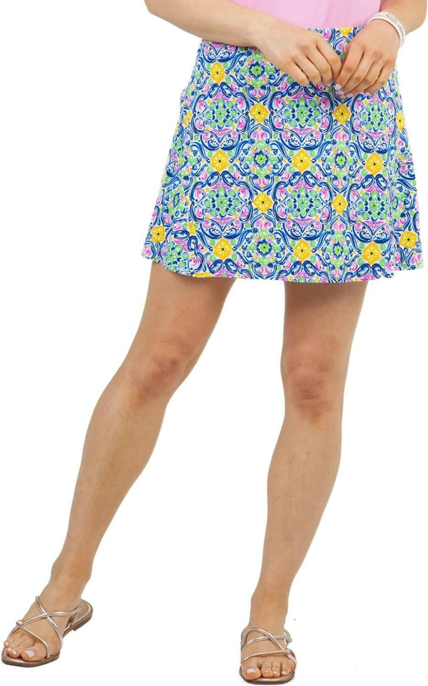 IBKUL Women's Nora Print Swing Skort