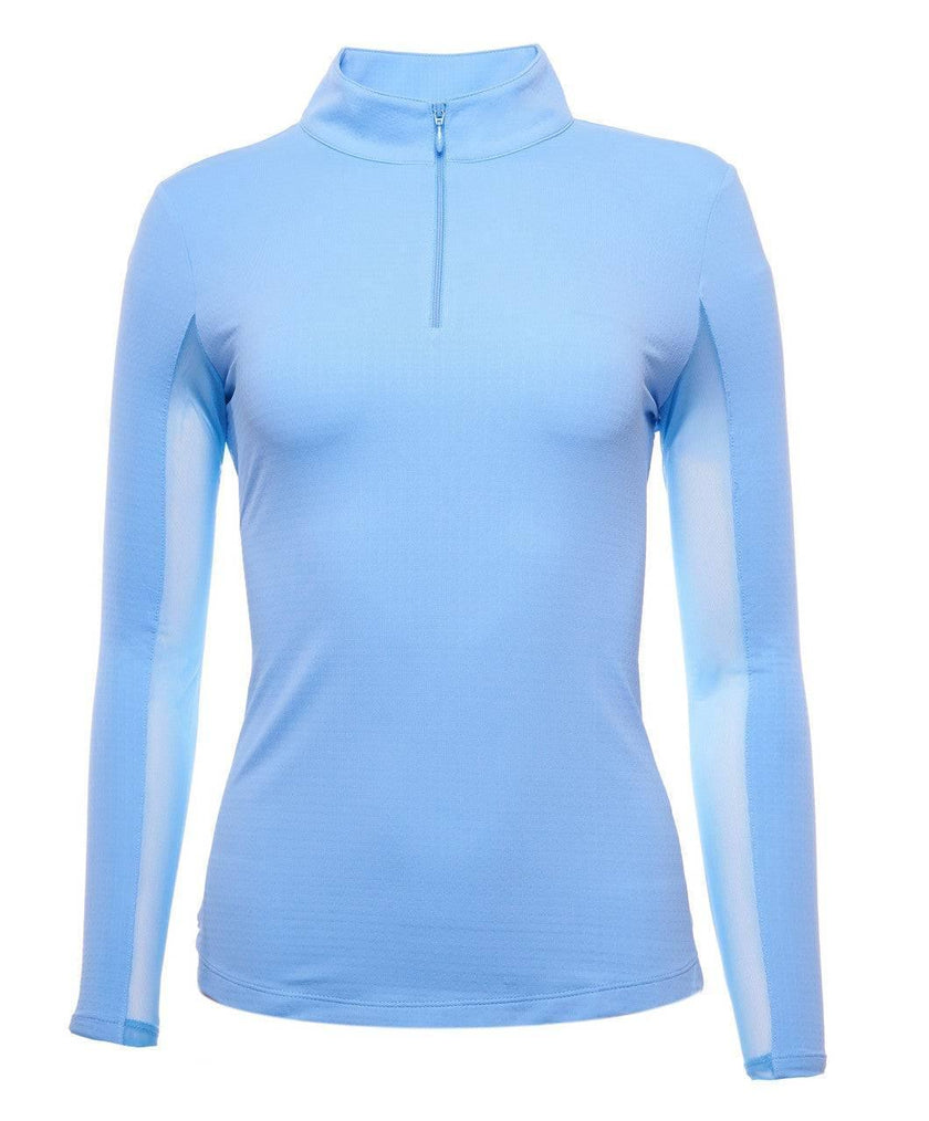 IBKUL Athleisure Wear Sun Protective UPF 50+ Long Sleeve Mock neck