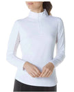 IBKUL Womans Athleisure Wear Sun Protective UPF 50+ Long Sleeve Mock neck