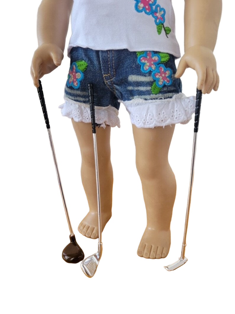 Tee Time Golf Clubs for American Girls & 18” Dolls
