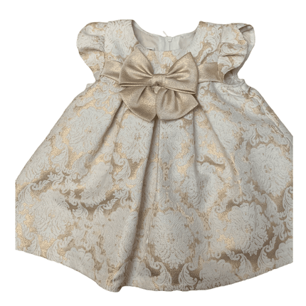 IRIS & IVY Bow Jacquard  Baby Dress NWOT 12 months