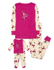 Matching Girl and Doll 4 PC COTTON PAJAMAS fit American Girl and 18