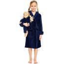 Matching Girl And Doll Fleece Hooded Robe (fits American Girl or 18