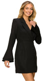 INA Long-Sleeve Blazer Mini Dress - Cape Cod Fashionista