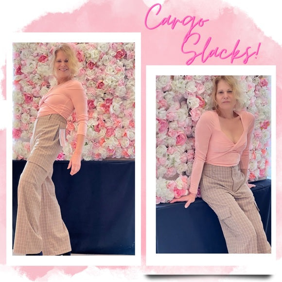 Plaid Cargo Pant with Plenty of Pockets