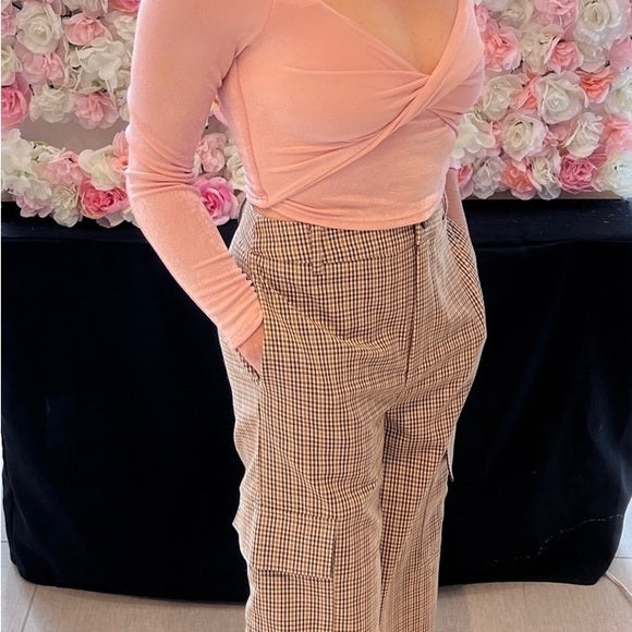 Plaid Cargo Pant with Plenty of Pockets