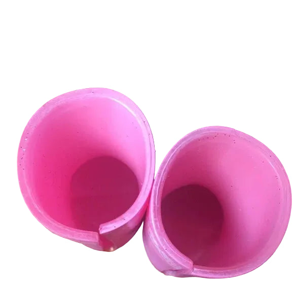 American Girl Wellie Wishers pink boots with gold sparkle inside boots Cape cod fashionista