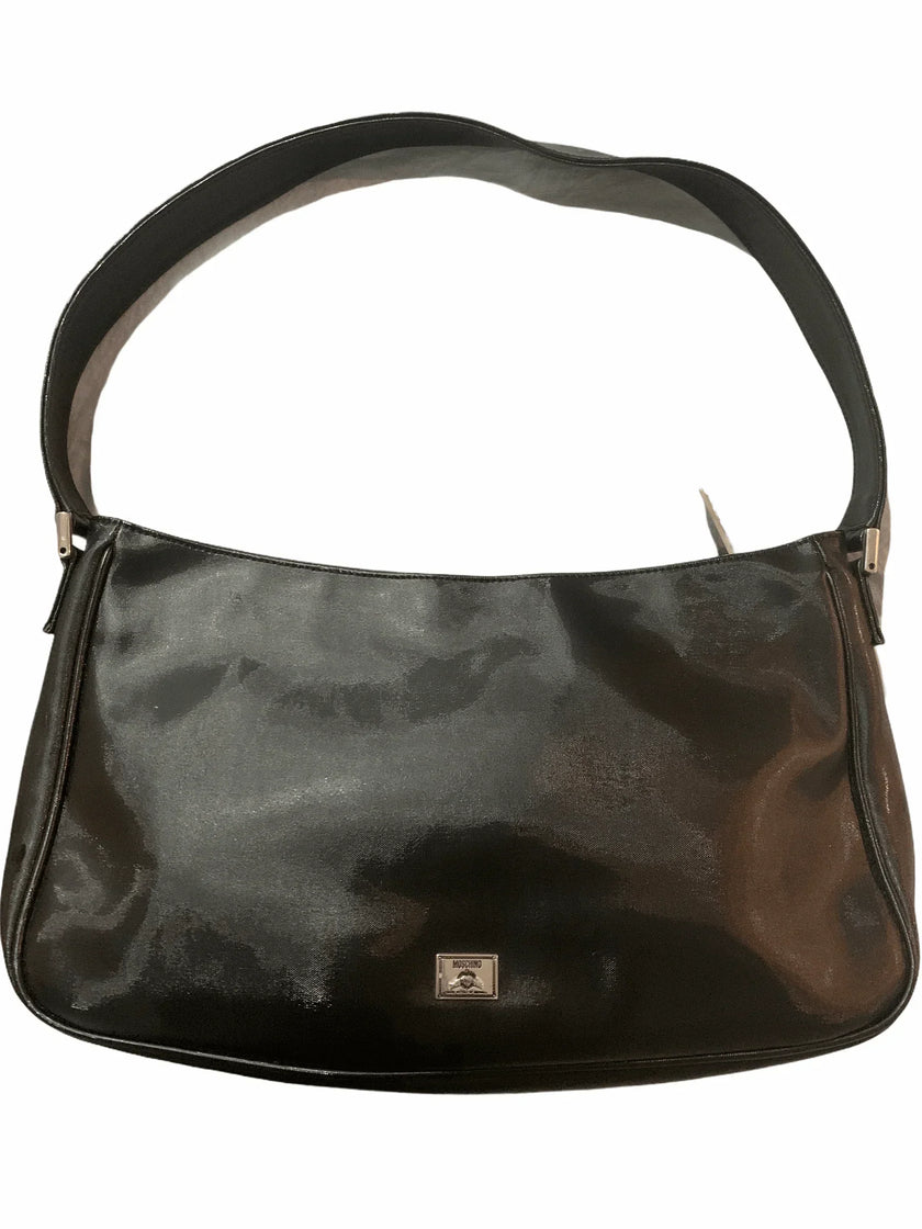 MOSCHINO AUTHENTIC NYLON LOGO SHOULDER BAG