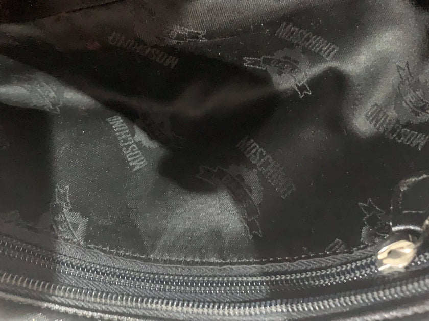 MOSCHINO AUTHENTIC NYLON LOGO SHOULDER BAG