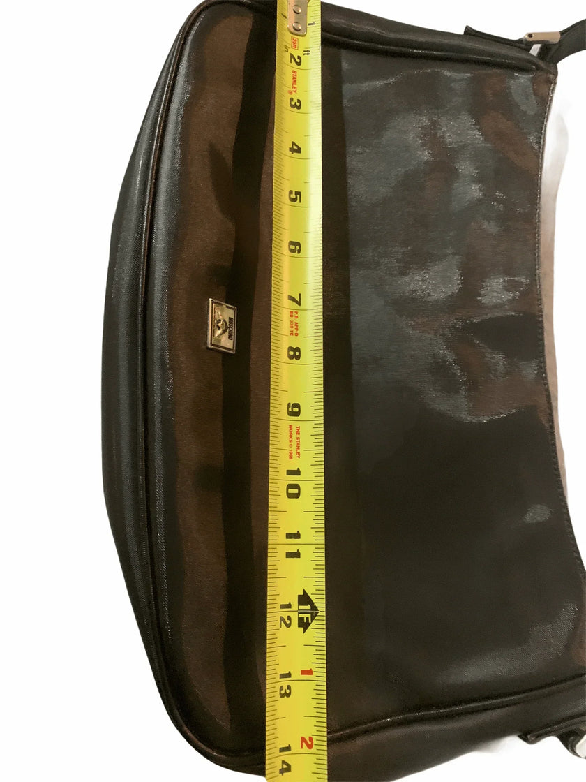 MOSCHINO AUTHENTIC NYLON LOGO SHOULDER BAG