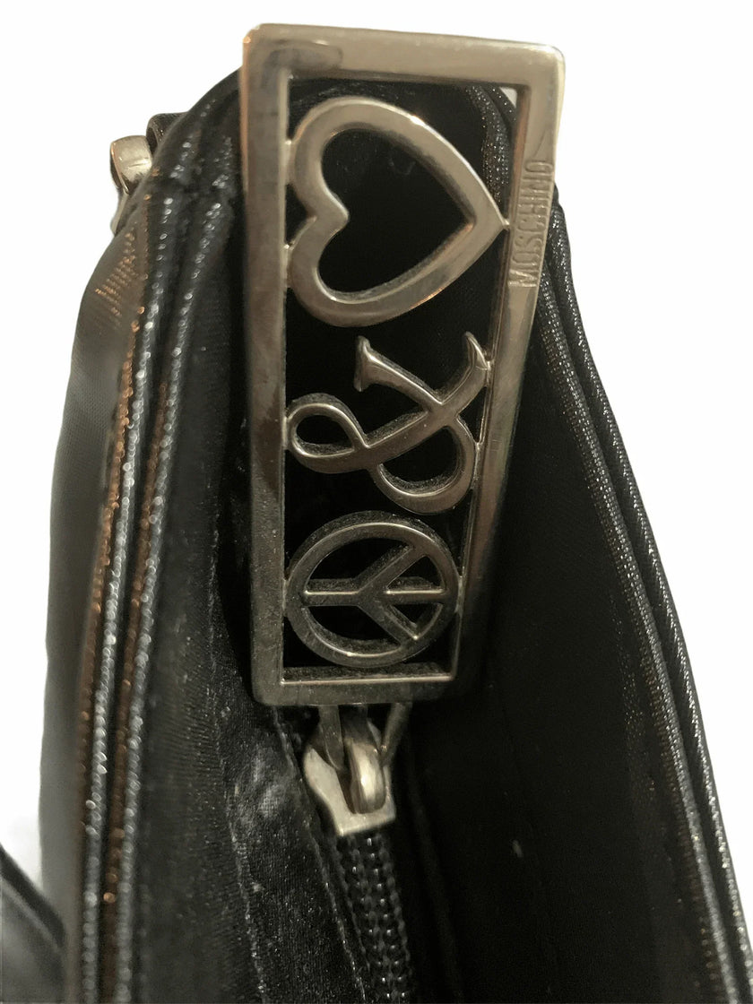 MOSCHINO AUTHENTIC NYLON LOGO SHOULDER BAG