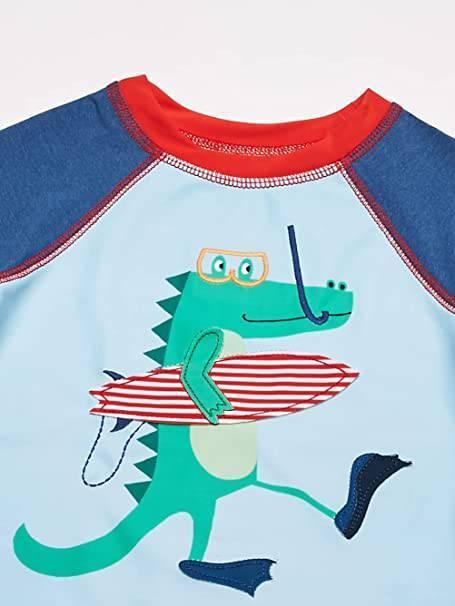 Mud Pie Boys' Alligator Rash Guard