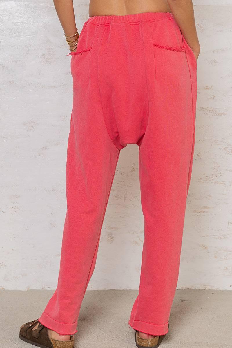 POL Weekend Boyfriend Flamingo Slouchy Jogger