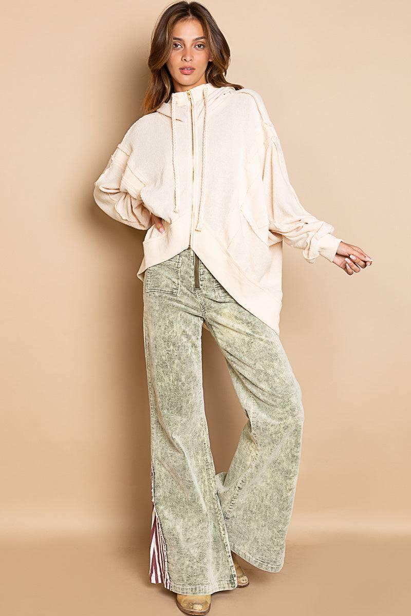 POL High Low Bat Wing Hoodie