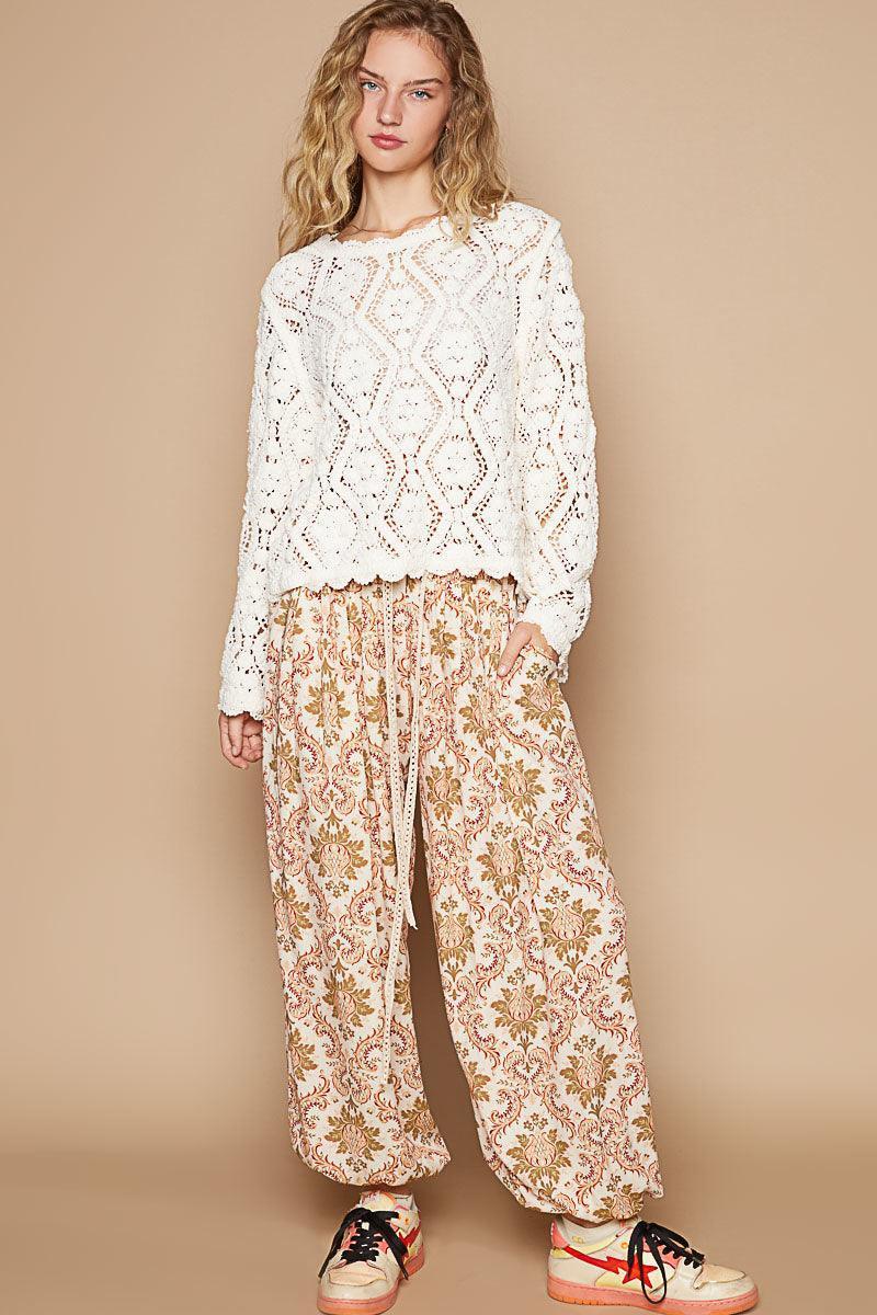 POL Crochet Knit Sweater for Effortless Style - Cape Cod Fashionista