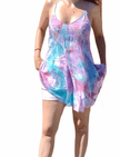 RUMOR BOUTIQUE - Print Crochet Mini Dress/top medium - FEATURED