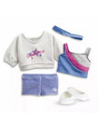 Retired American Girl Doll Truly Me 2 in 1 Gymnastics Practice Outfit 2015