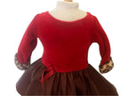 American Girl Chocolate Cherry Dress - Cape Cod Fashionista