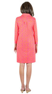 SAILOR SAILOR Women's Port Dress- Tiny Coral Pink/Orange Resort DRESS